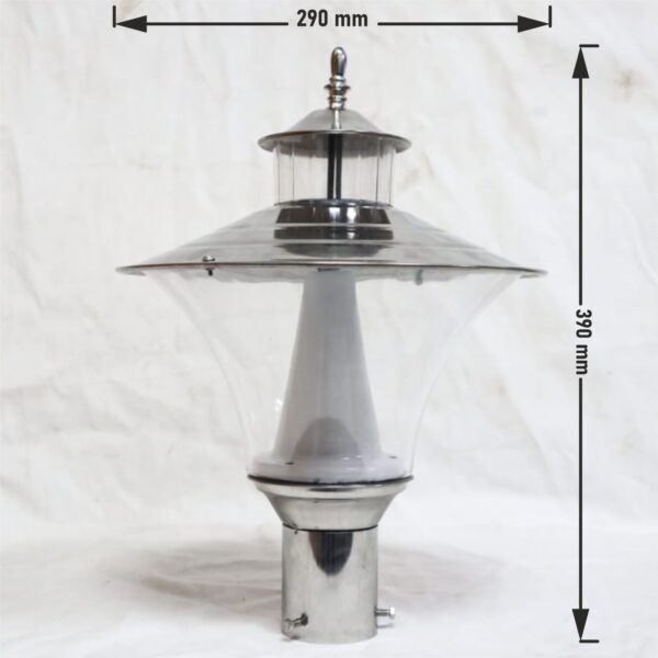 Post Top SS Model Transprent Diffuser 20W - 30W - Image 4