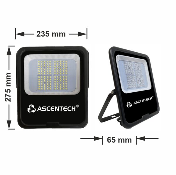Ascentech New Glass Model Flood Light 100W - Image 4