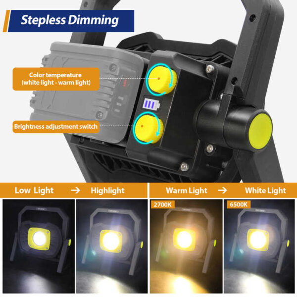 Ascentech New Rechargeable Flood Light - Image 3