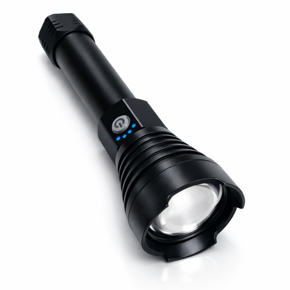 TORCH LIGHT LARGE METAL DOUBLE CELL (FGHH)